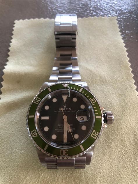 Rolex Submariner 16610 LV Ghiera Verde for $22,790 .